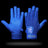 blue batting gloves with durability 